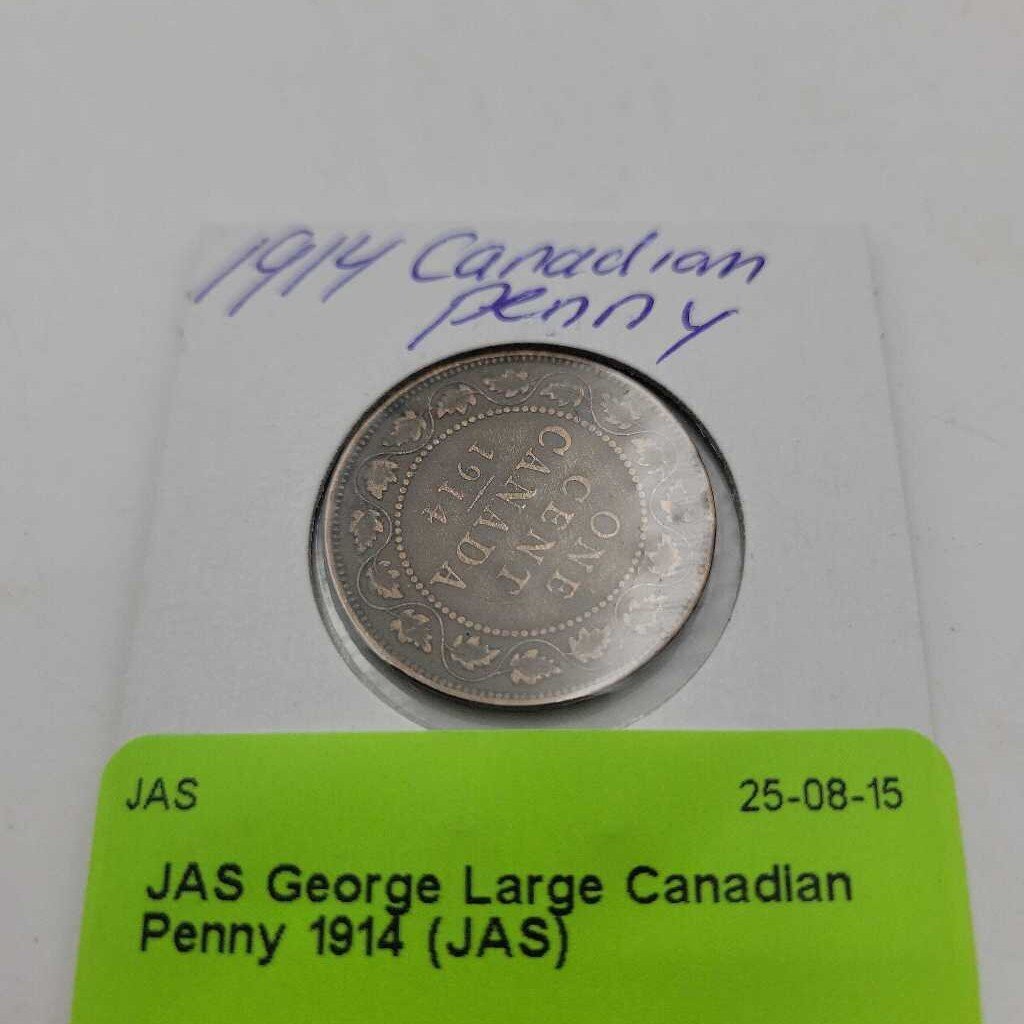 George Large Canadian Penny 1914 (JAS)