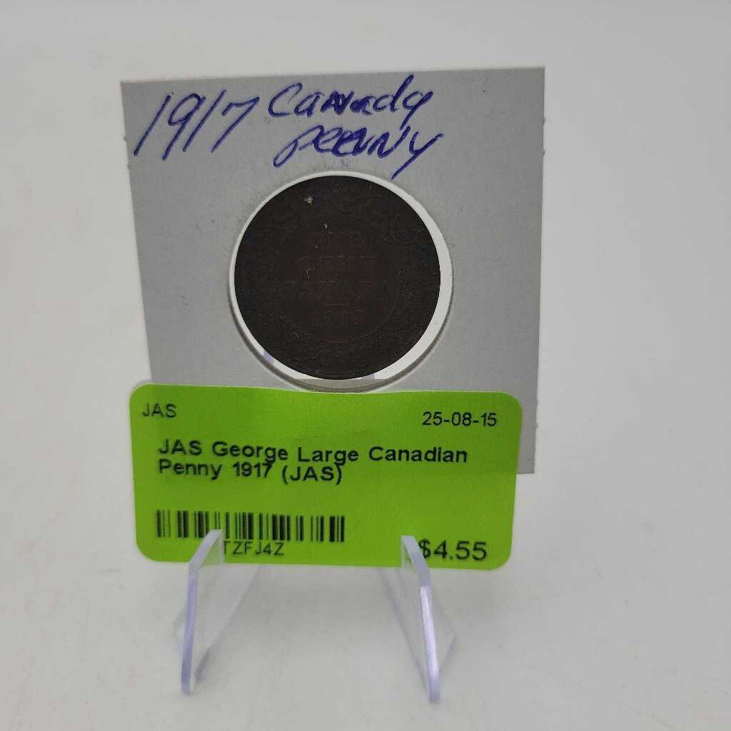 George Large Canadian Penny 1917 (JAS)