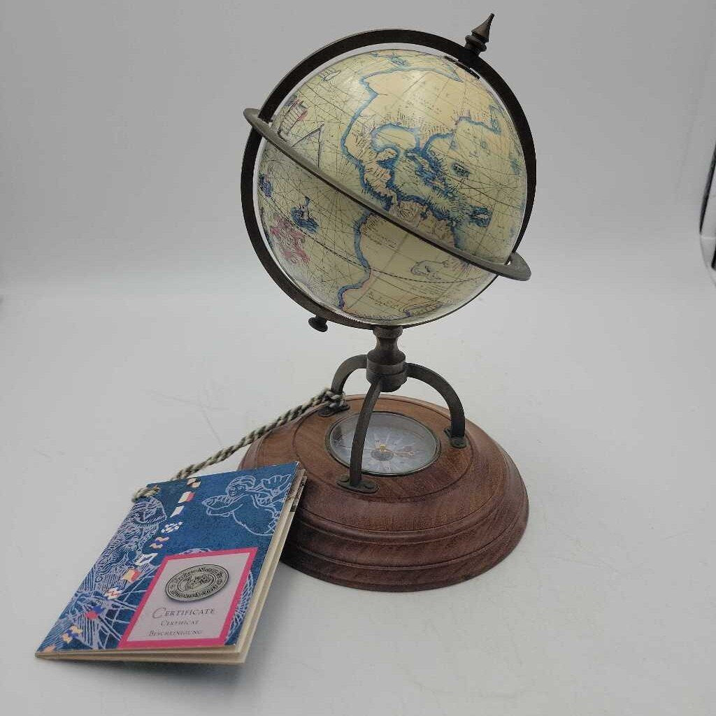 World Globe and compass Desk model (JAS)