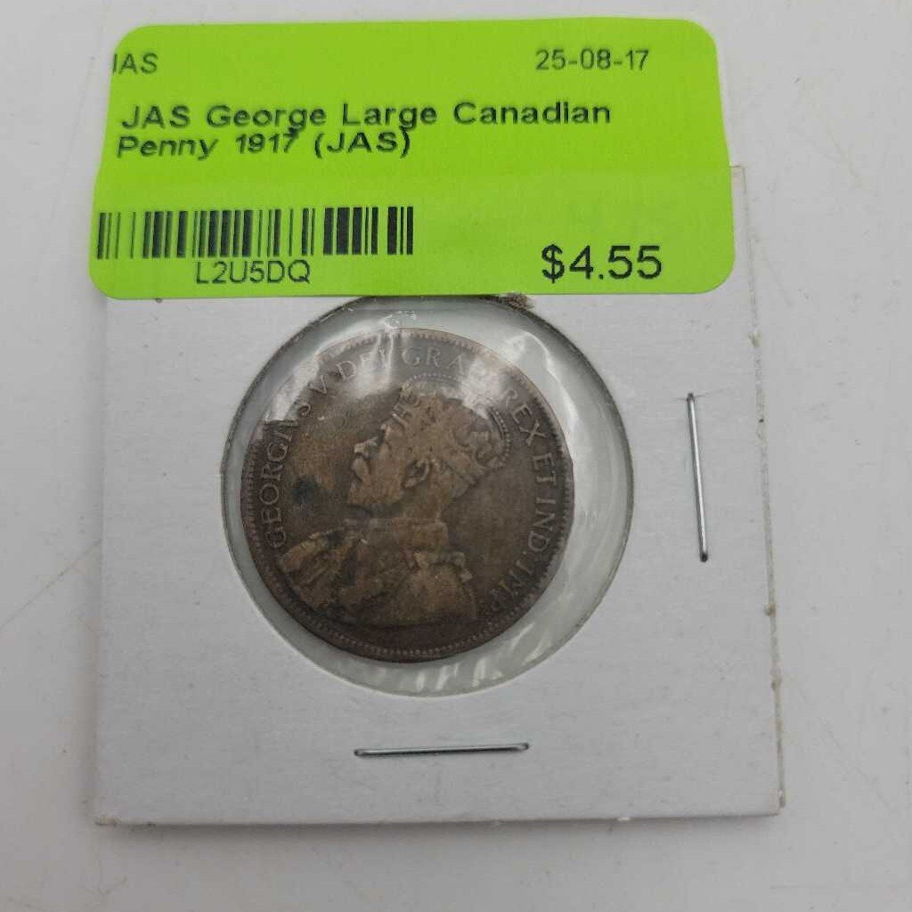 George Large Canadian Penny 1917 (JAS)