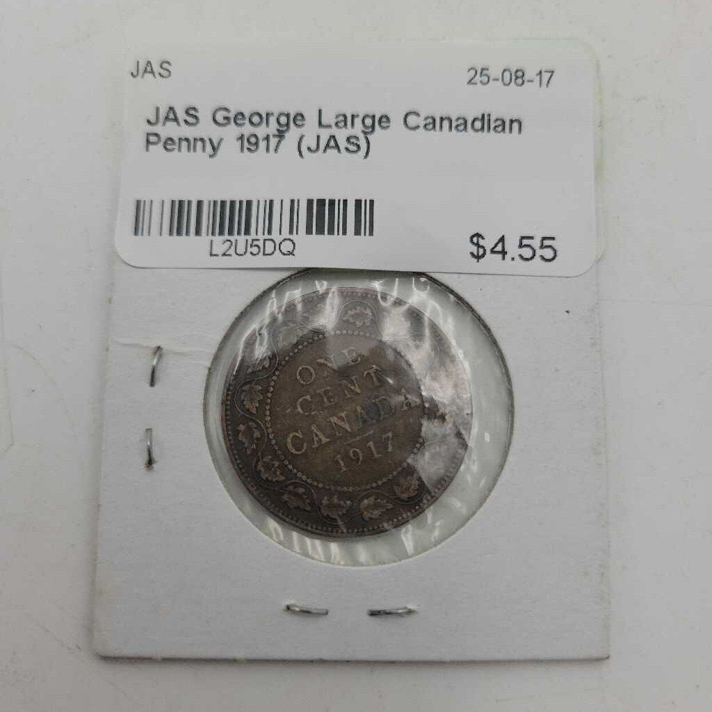 George Large Canadian Penny 1917 (JAS)