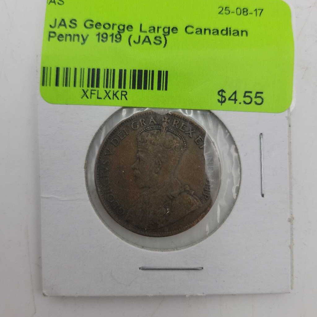 George Large Canadian Penny 1919 (JAS)