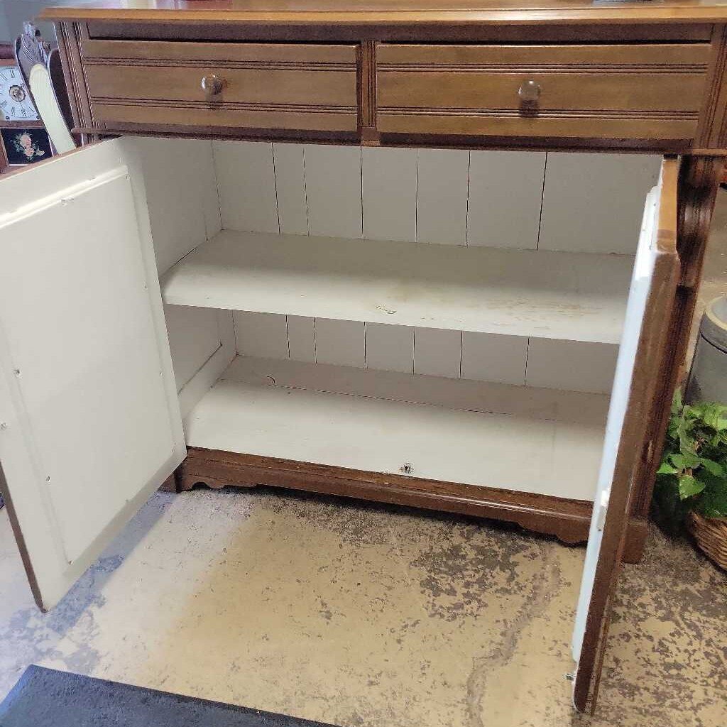 Antique Eastlake Style Sideboard w/Back Mirror (YVO) (508)