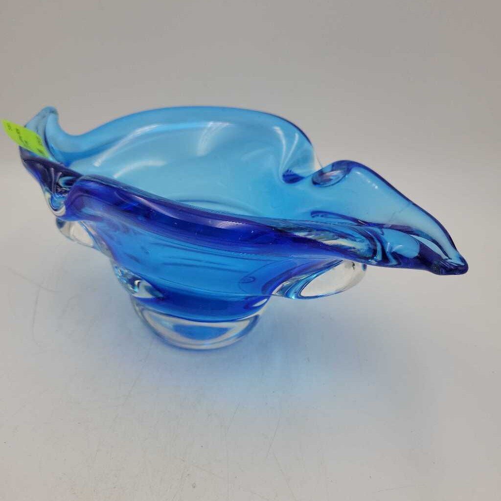 Art Glass Ashtray MCM (JAS)