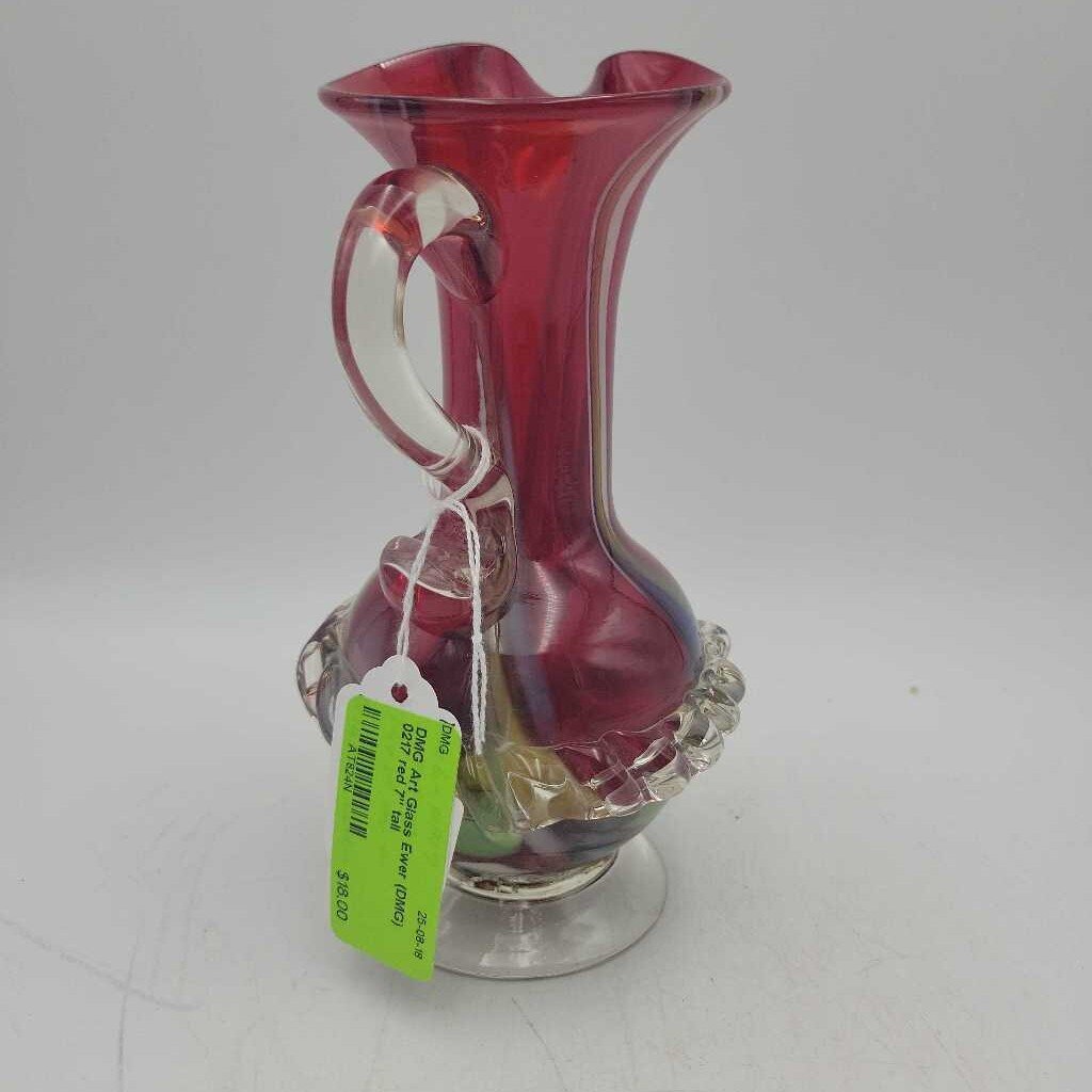 Art Glass Ewer (DMG) 0217