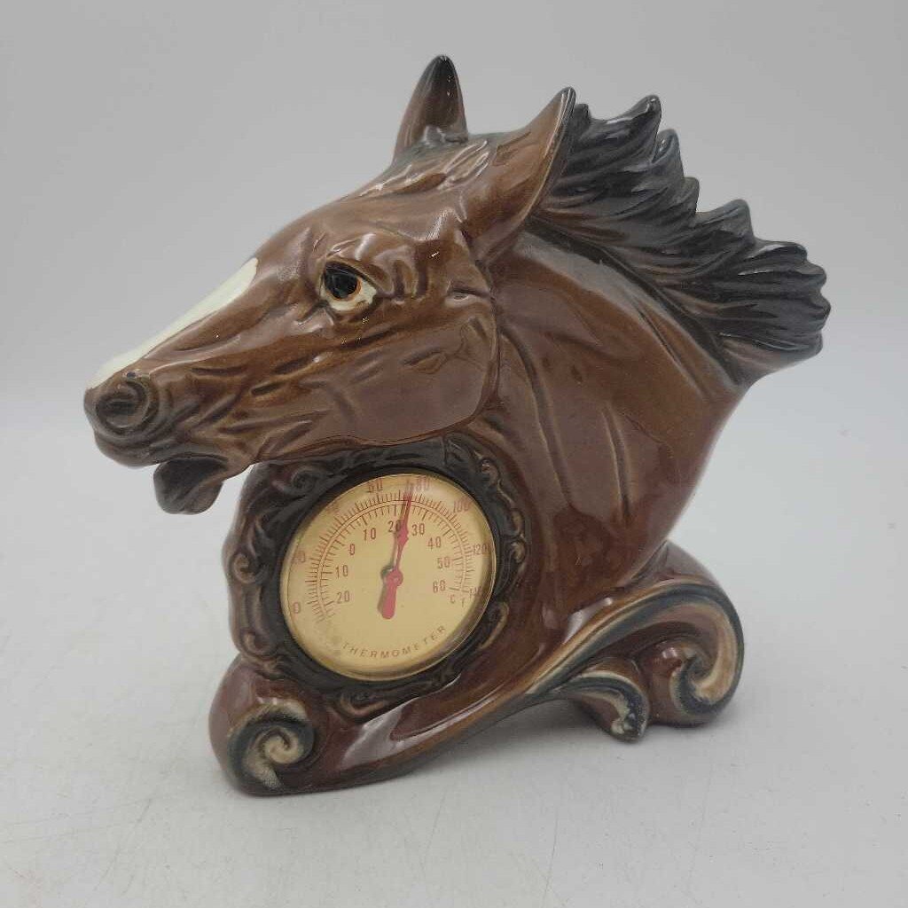 1950's Vintage Thermometer Horse (YVO) (508)