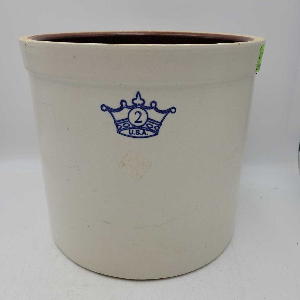 2 Gallon Crock (Small Chip Noted) (SC)