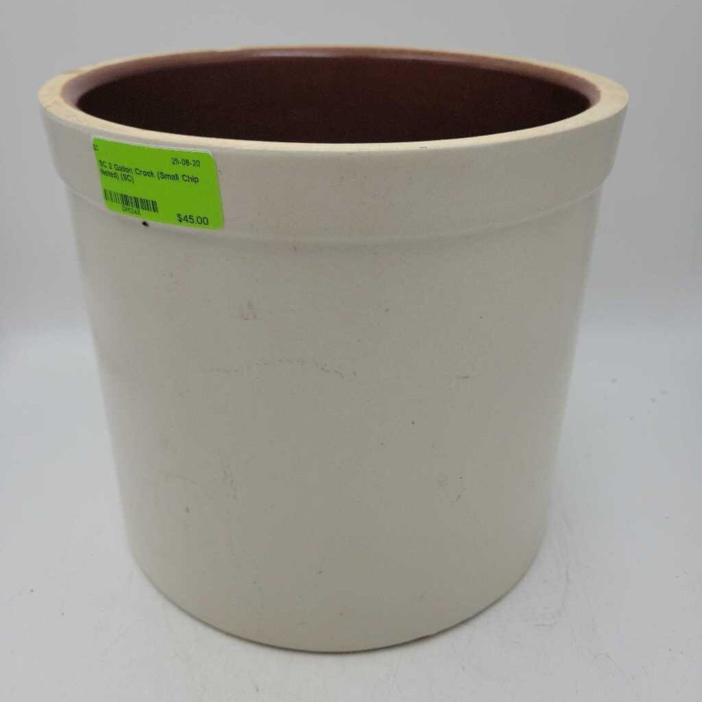2 Gallon Crock (Small Chip Noted) (SC)
