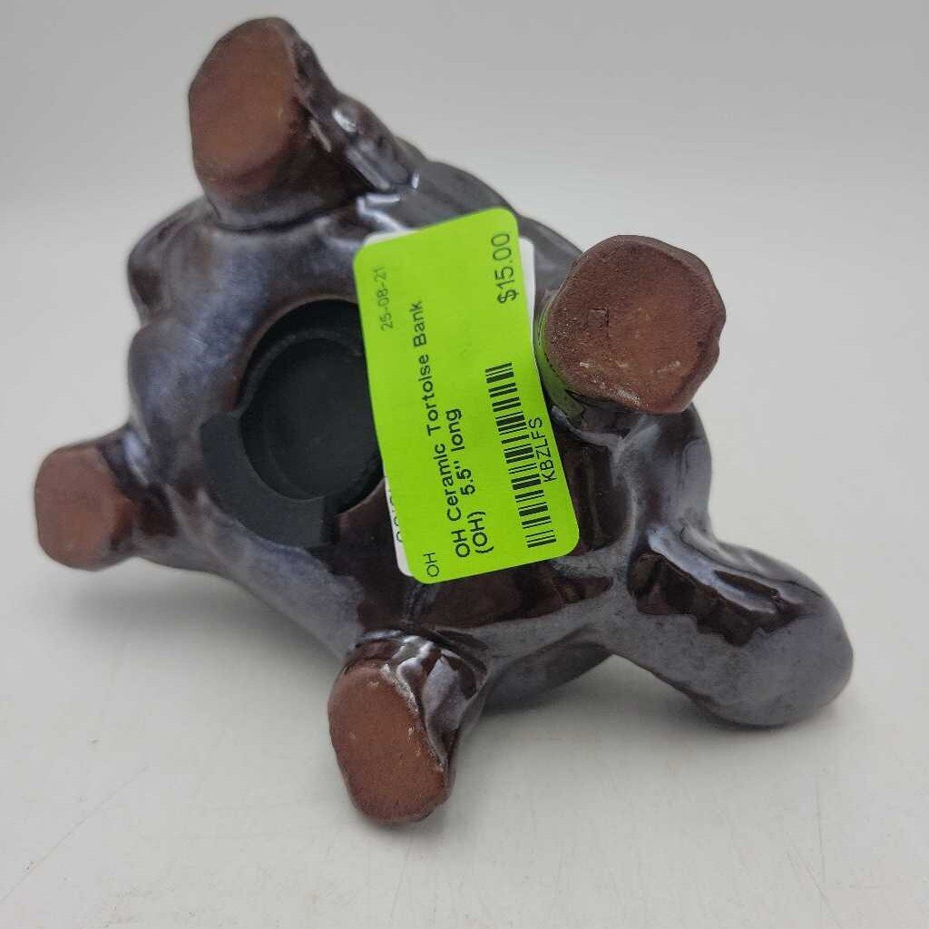 Ceramic Tortoise Bank (OH)