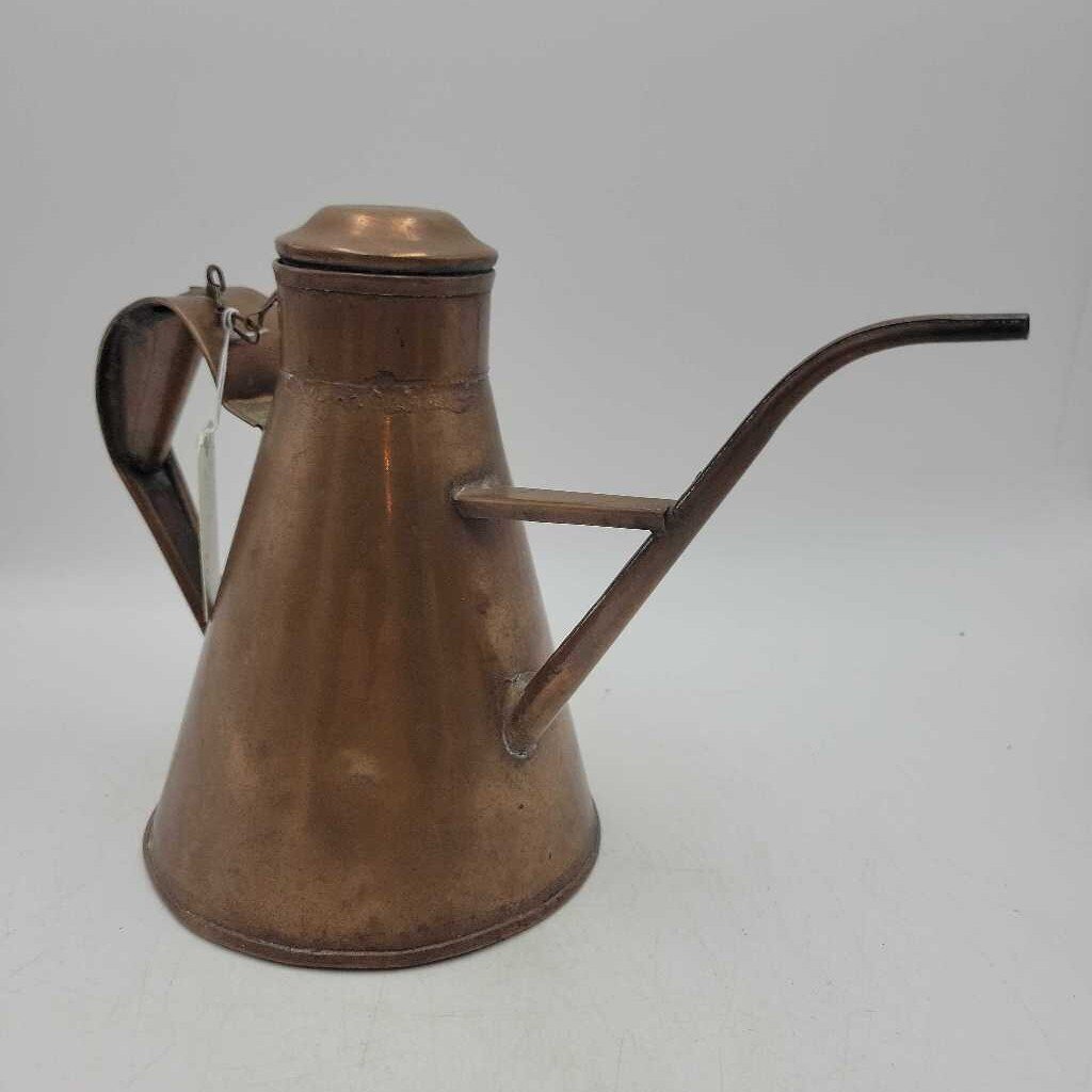 Antique Copper Oil Water Can (JL)