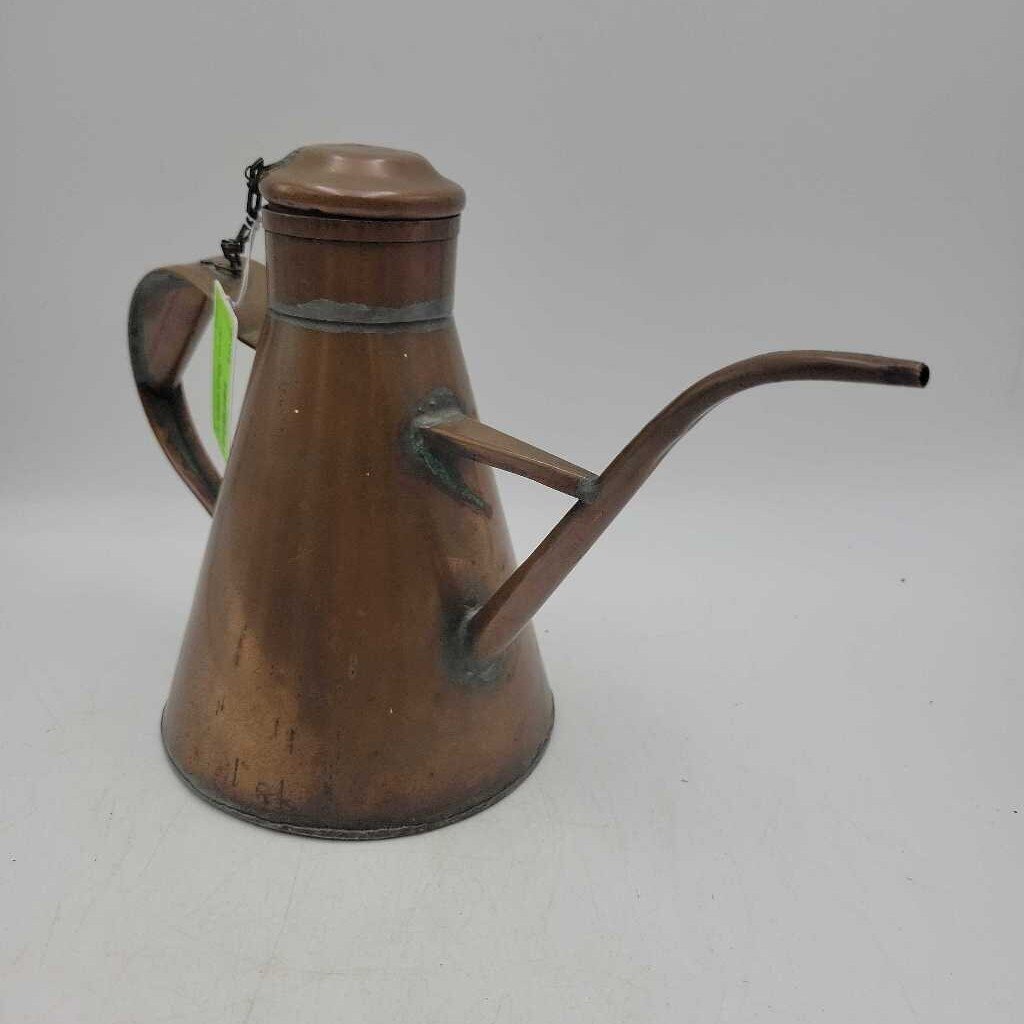 Antique Copper Oil Can (JL)