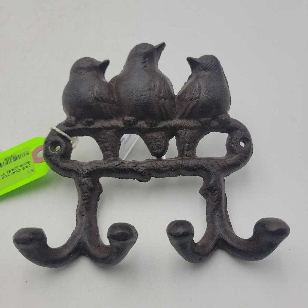 Cast Iron Coat Hook Birds (JAS)