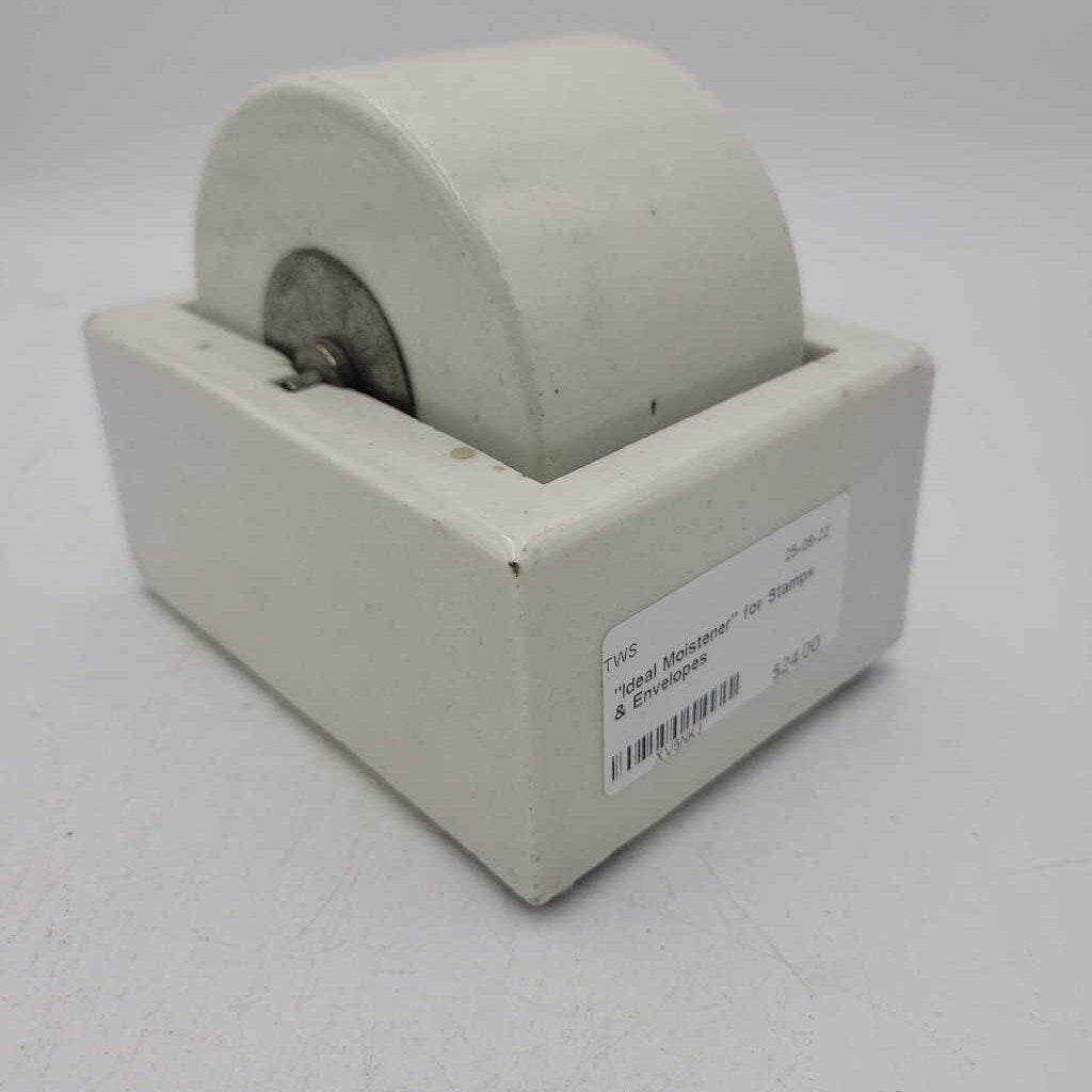 "Ideal Moistener" for Stamps & Envelopes (TWS)