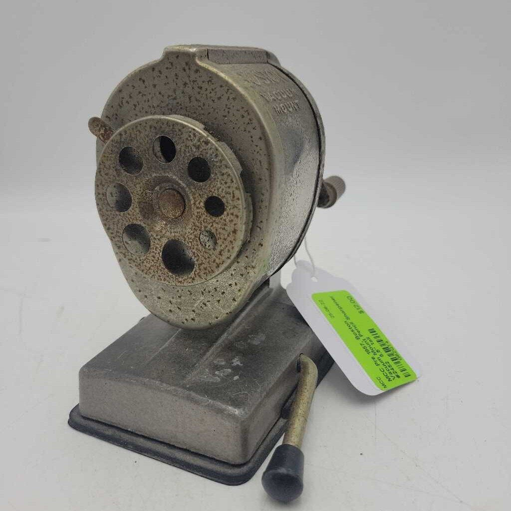Pre 1957, Boston Vacuum Mount Pencil Sharpener #2452