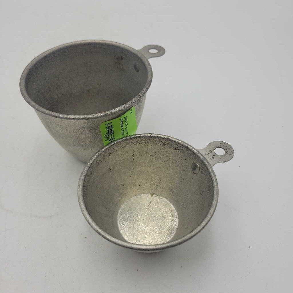 1/2 cup 1cup metal measure cups (JAS) (JAS)