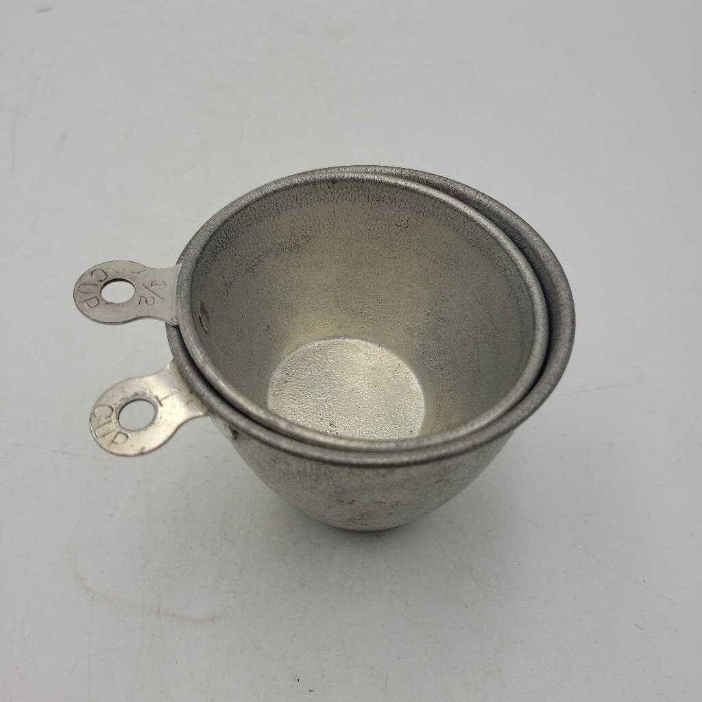 1/2 cup 1cup metal measure cups (JAS) (JAS)