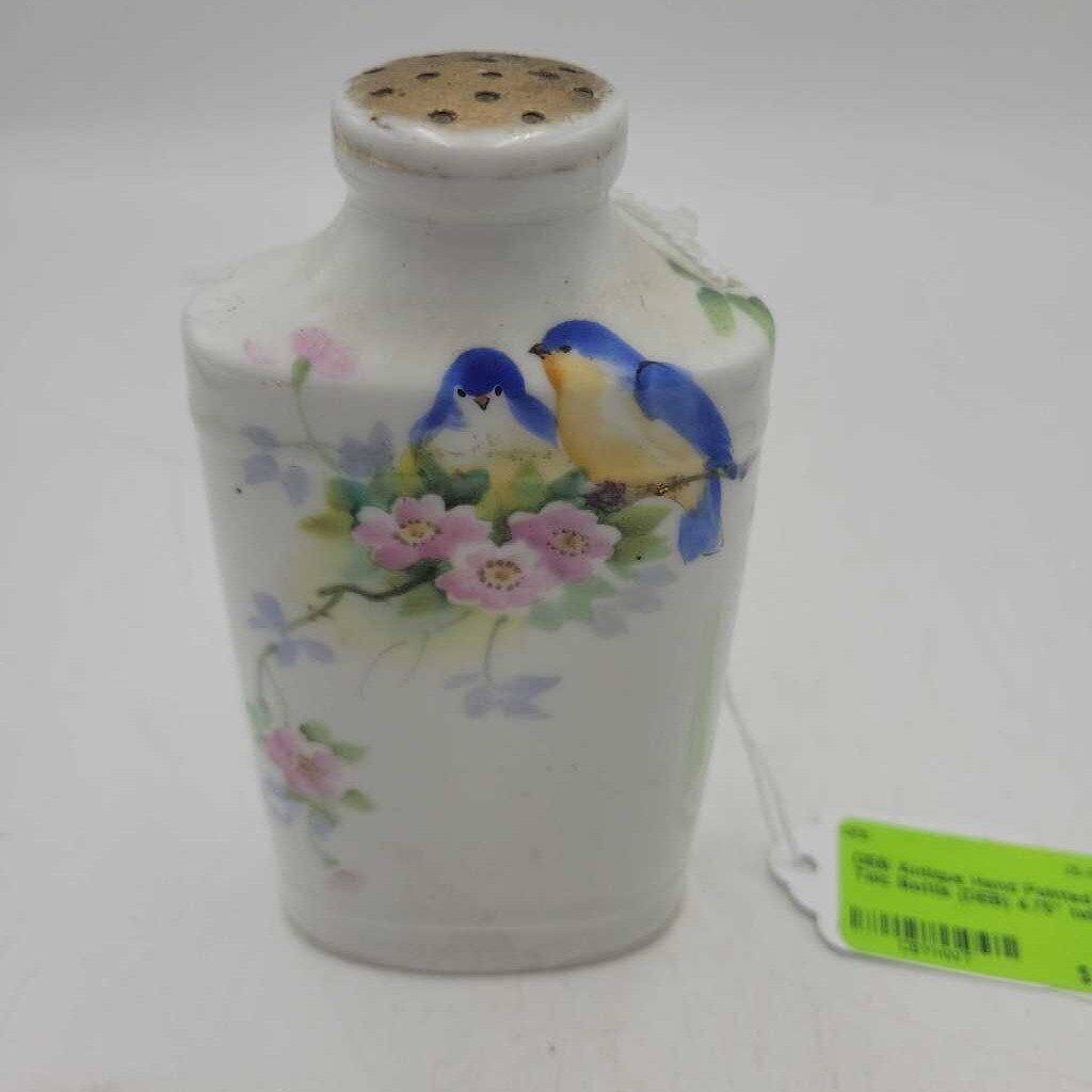Antique Nippon Hand Painted Talc Bottle (DEB)