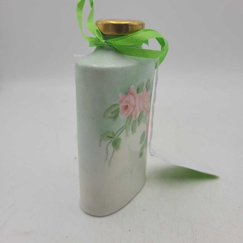 Antique Hand Painted Talc Bottle (DEB)