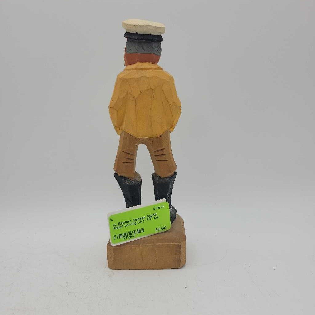 Eastern Canada figural Sailor carving (JL)