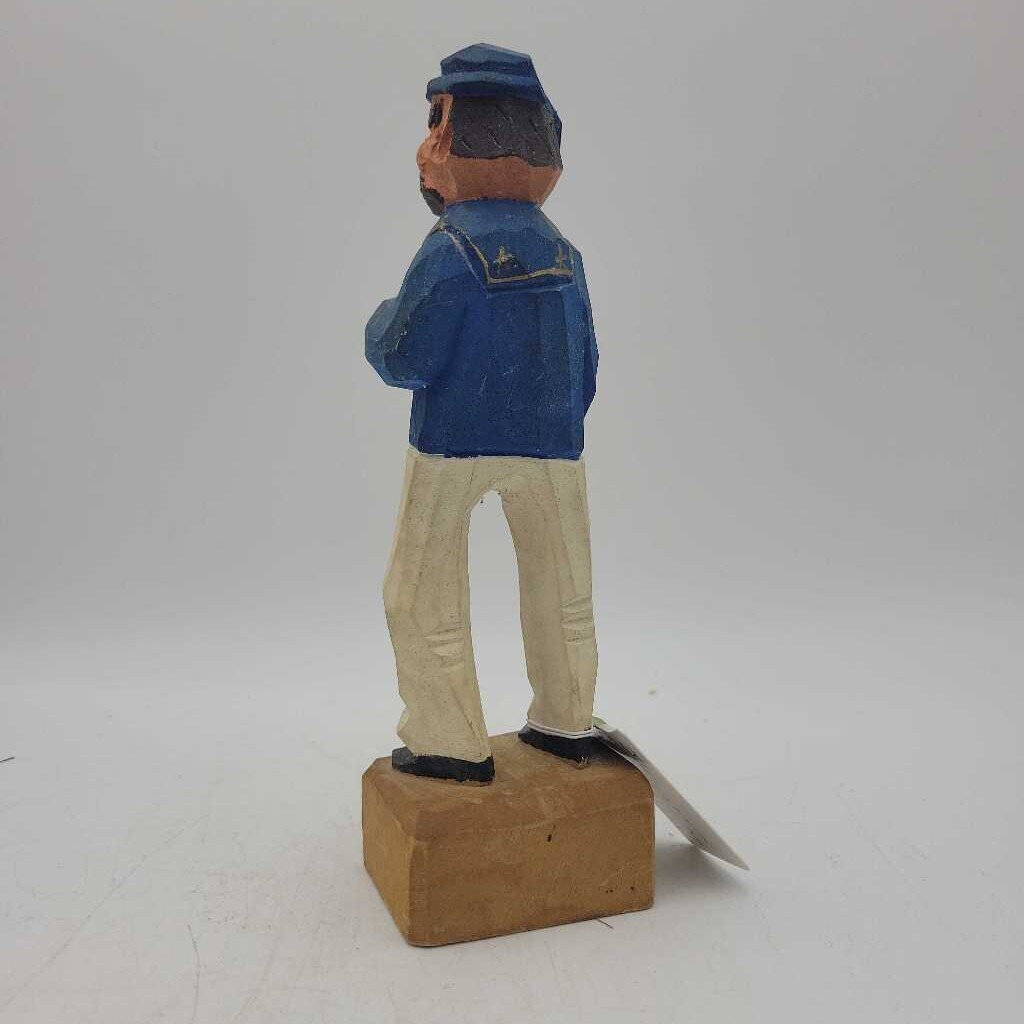 Eastern Canada figural Sailor carving (JL)