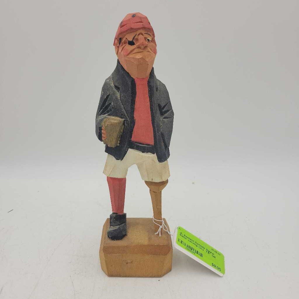 Eastern Canada figural Sailor carving (JL)