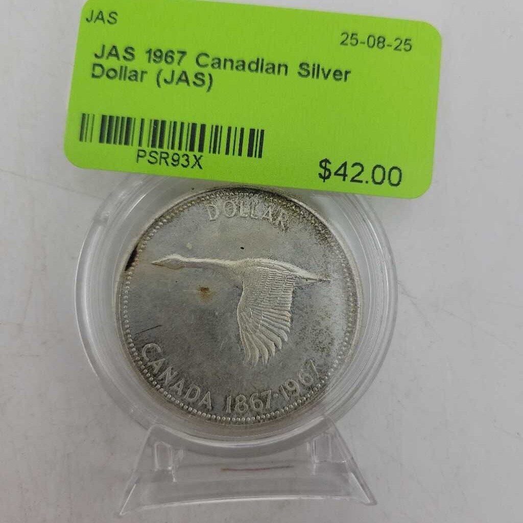 1967 Canadian Silver Dollar (JAS)
