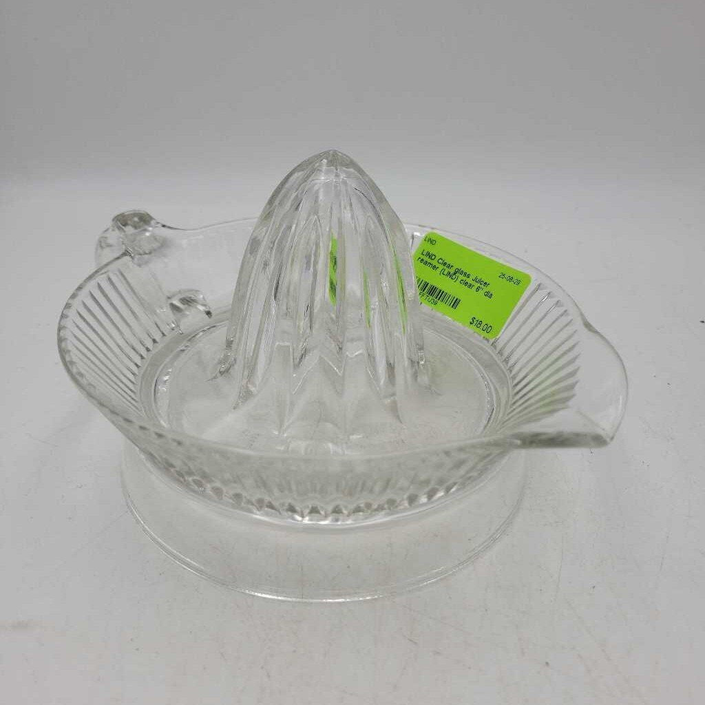 Clear glass Juicer reamer (LIND)