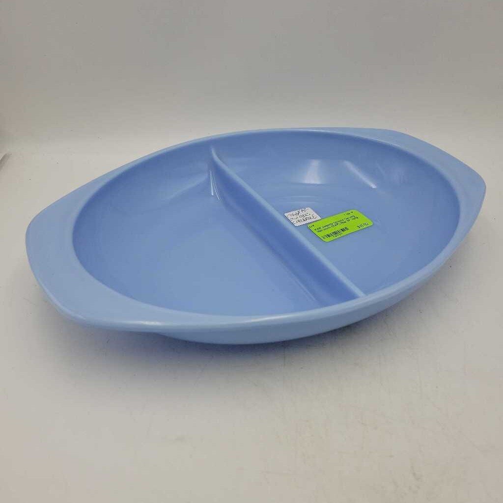 Delphite Divided Serving dish plate (KAR)