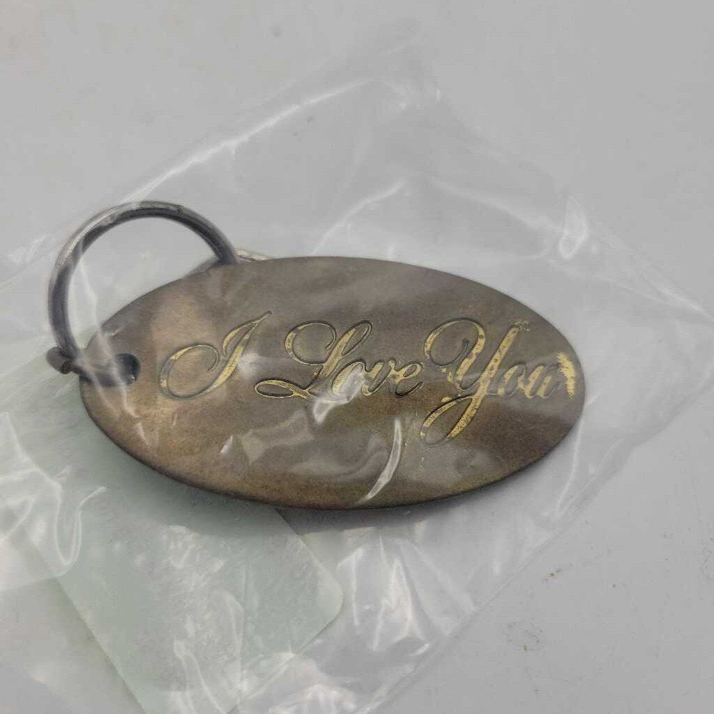 I love You Brass key tag (JAS)