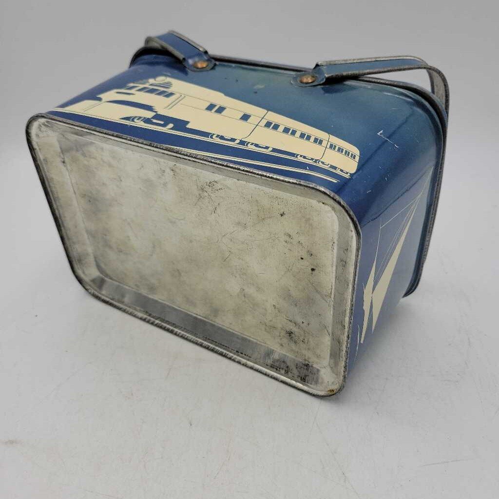 Vintage Tin Transportation Lunch pail bucket (US2)