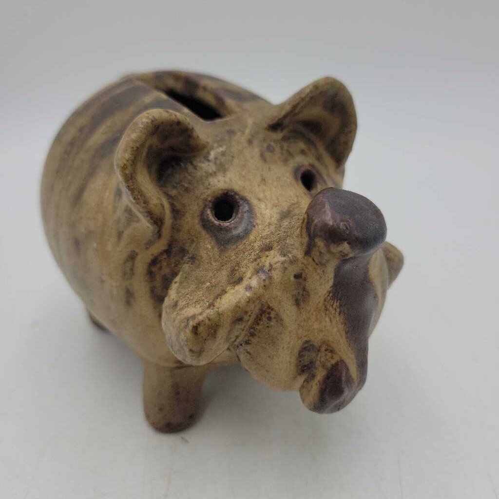 Studio Pottery Piggy Bank (1185) (MCOL)