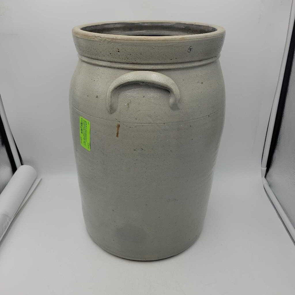 B.S. Mfg Brantford Stoneware 5 Gal Butter Churn Crock (JAS)