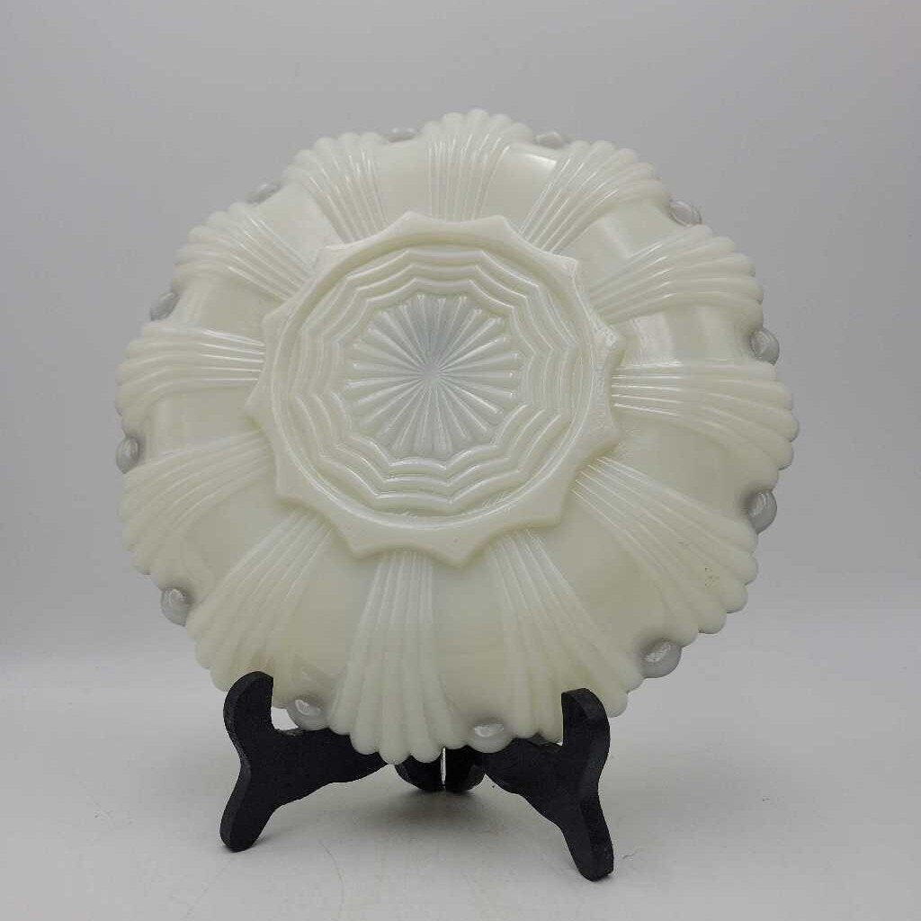 Anchor Hocking Milk Glass Egg Plate (RHA)