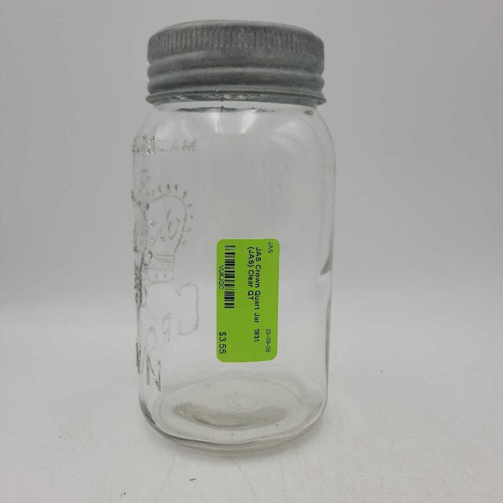 Crown Quart Jar 1931 (JAS)