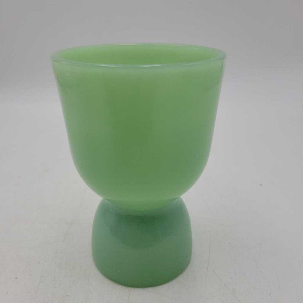 Fire King Anchor Hocking Jadeite Double Egg Cup (RHA)