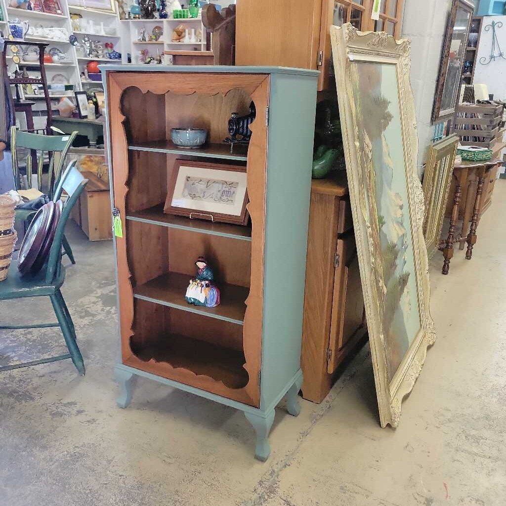 Custom Refinished Shelf Display cabinet (YVO) 509