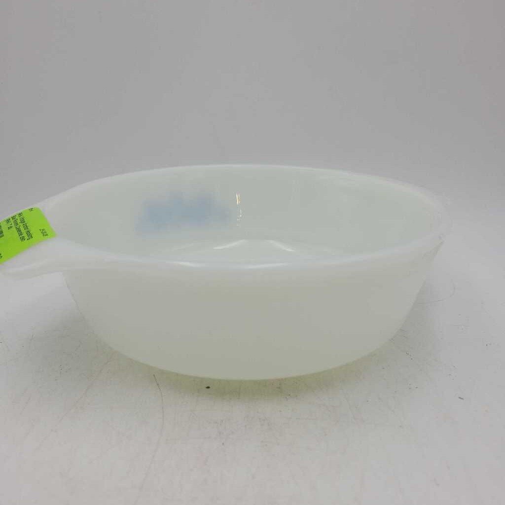 Vintage Anchor Hocking Blue Flowers Casserole dish (RHA)