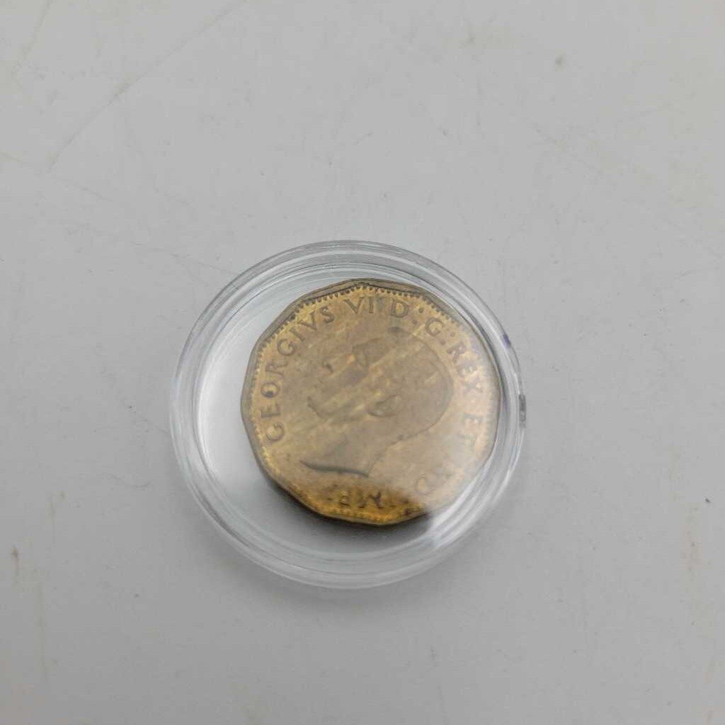 1943 Canadian Tombac Copper Nickel .05 Cents (JAS)
