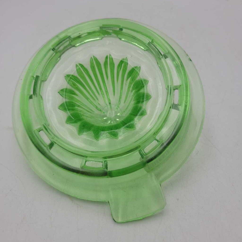 Uranium Glass Juicer reamer circa 1930 (JAS)