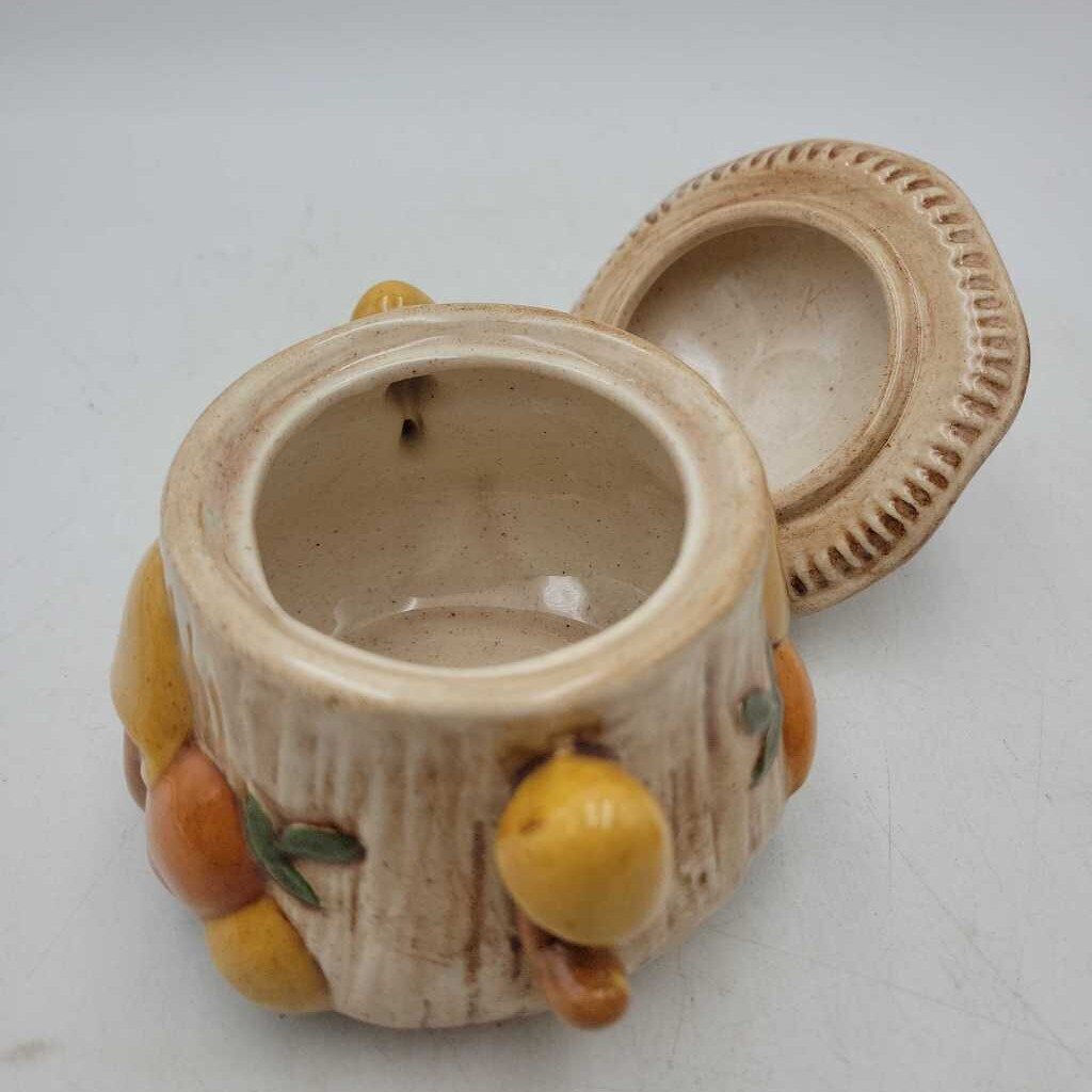 Vintage Arnel's Ceramic Merry Mushroom Sugar Bowl with Lid (BG)