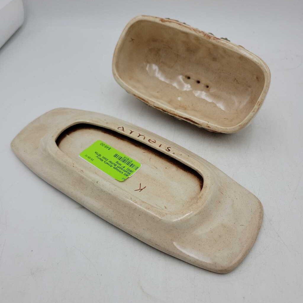 Vintage Arnel's Merry Mushroom Butter Dish: 1970s (BG)