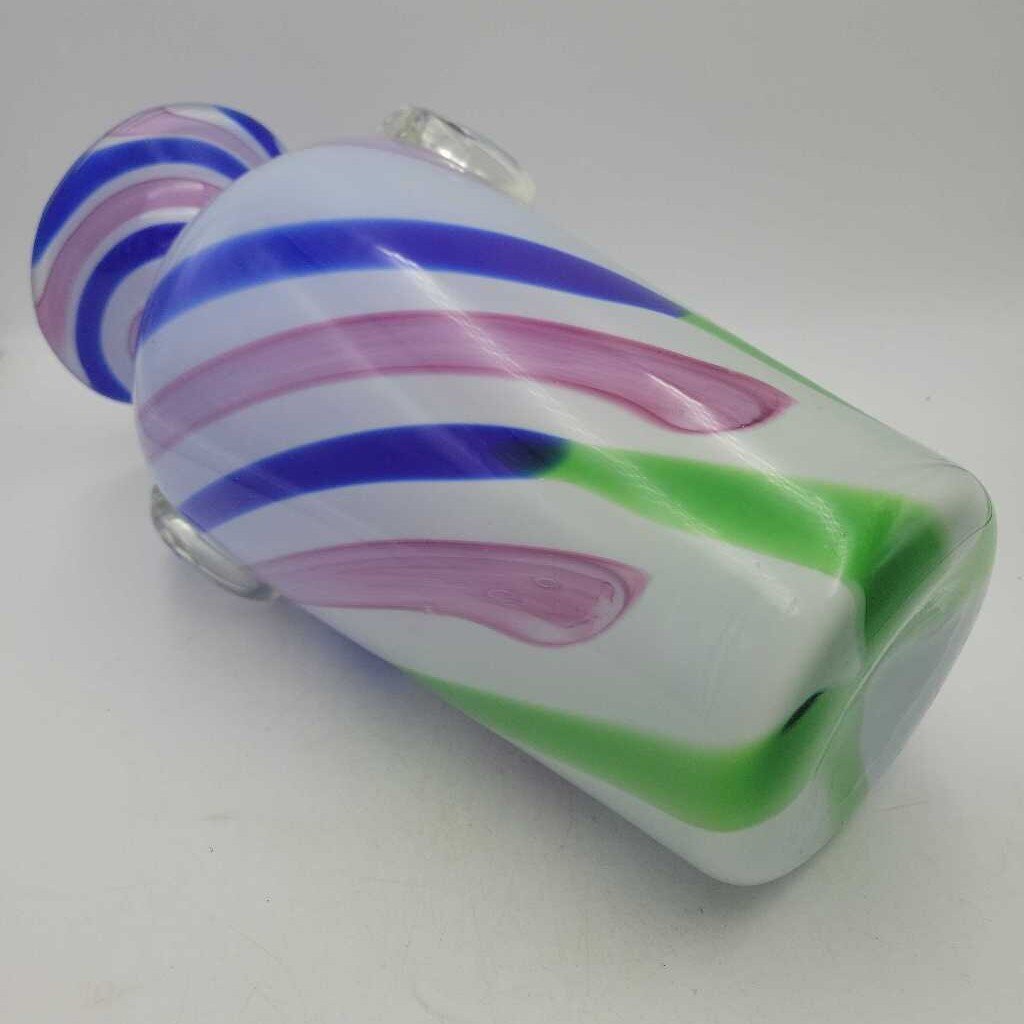 Art Glass Swirl Vase (DMG) 0055