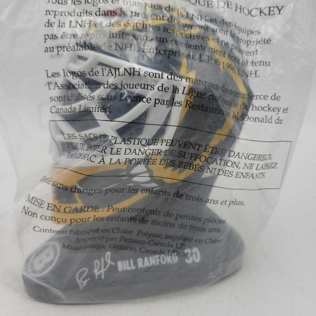 McDonald's Miniature Hockey Helmet Bill Ranford Bruins (JAS)