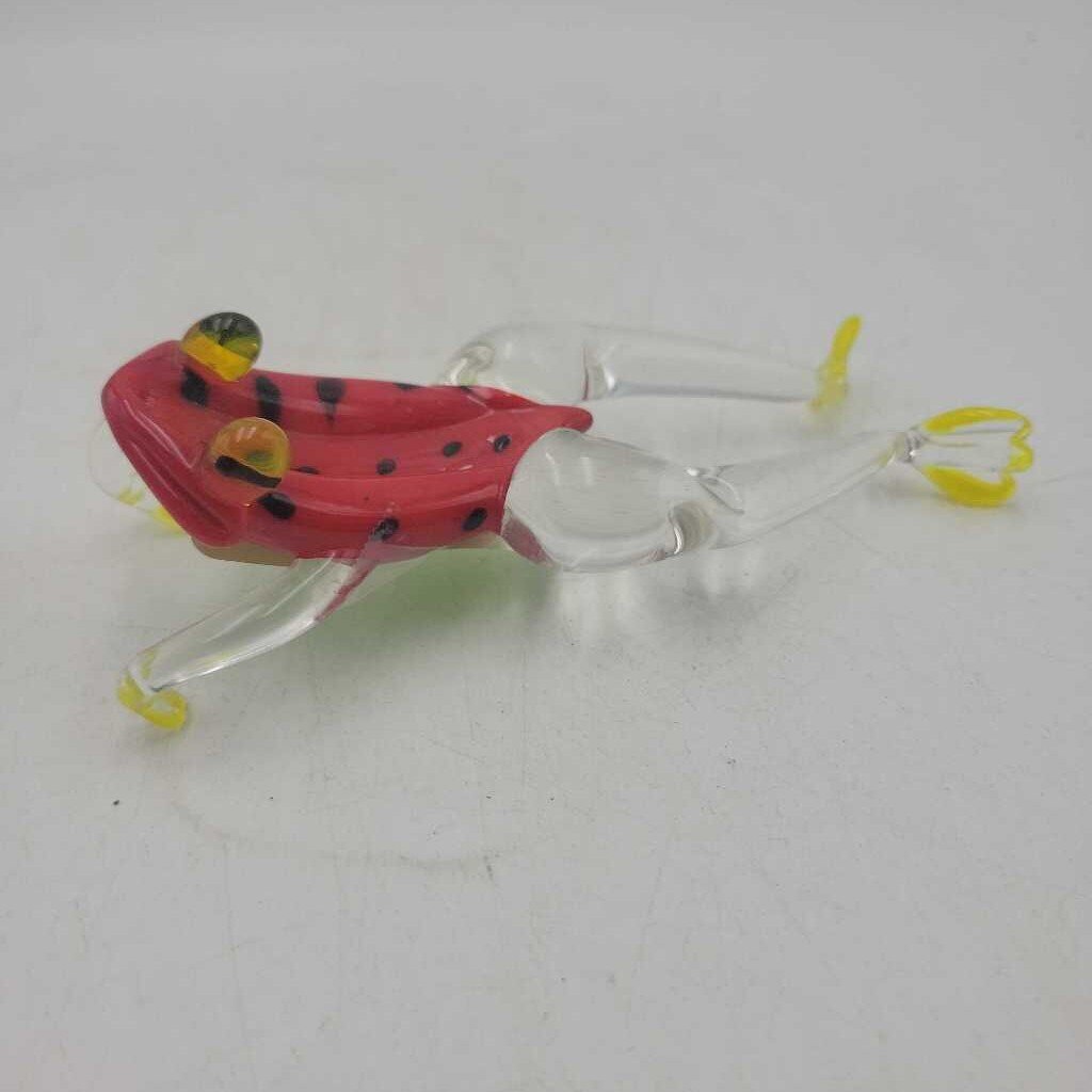 Hand Blown Art Glass Frog (RHA)