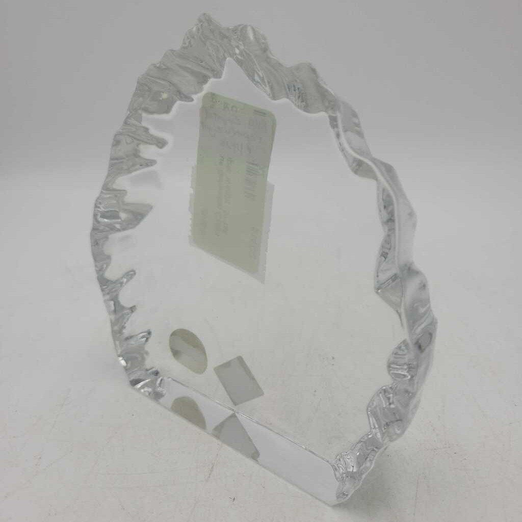 Antique Bohemian Czech Crystal Paper weight