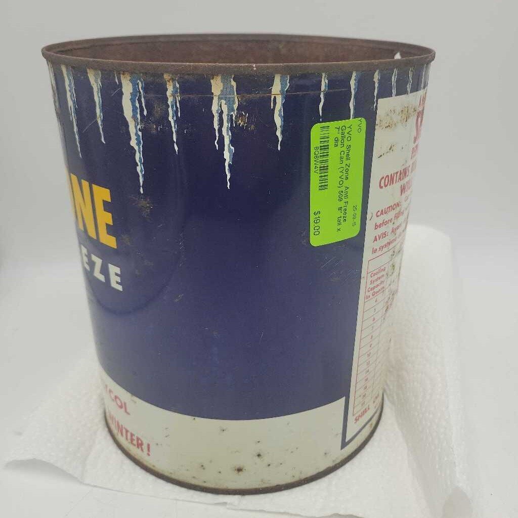Shell Zone Anti Freeze Gallon Can (YVO) 509