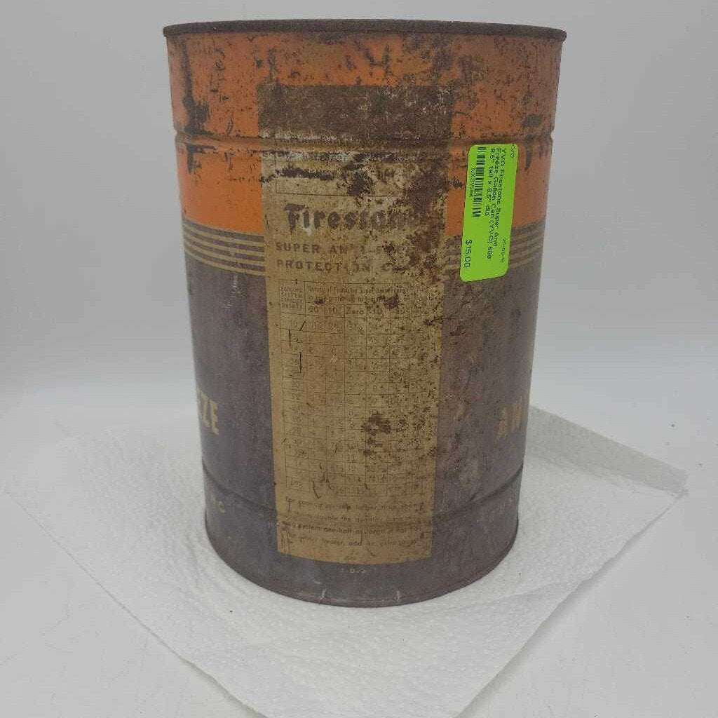 Firestone Super Anti Freeze Gallon Can (YVO) 509