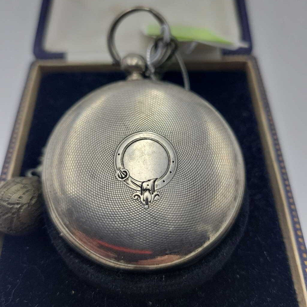 Silver Cased Fusee Pocket Watch (JL)