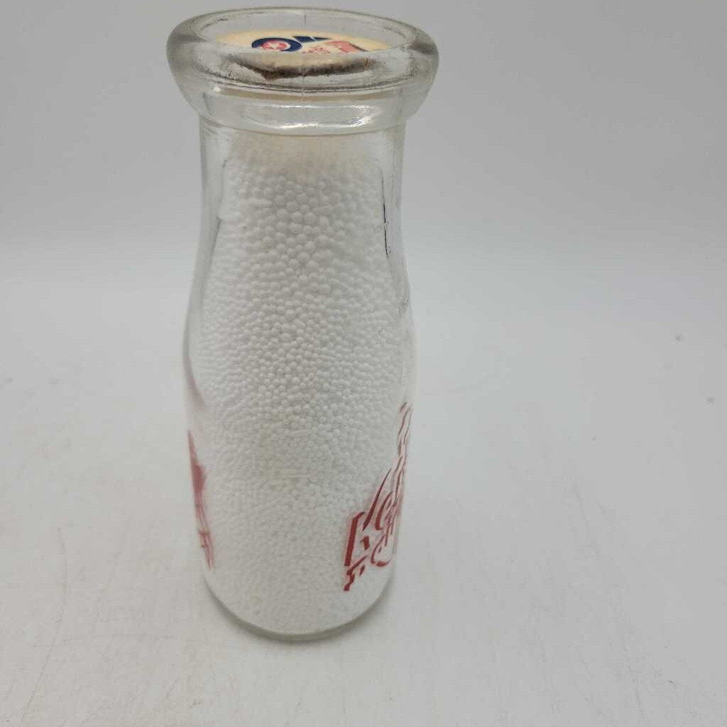 Kent Dairy Chatham 1/2 Pint ACL Milk bottle (DR)