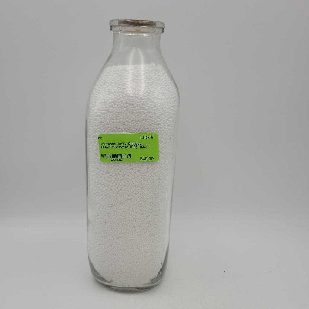 Model Dairy Grimsby Quart milk bottle (DR)